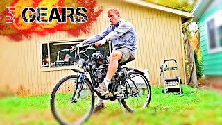 Homemade shiftermotorized bike [upl. by Brigham960]