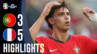 Portugal vs France Highlights  Final Summary 35  Joao Felix Failed Penalty Kick [upl. by Kleper]