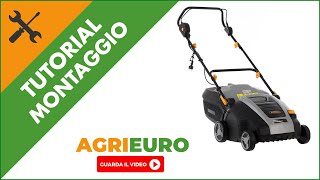 Arieggiatore elettrico Alpina ASC 15 E montaggio completo Con pratico sacco di raccolta da 50 l [upl. by Schug]