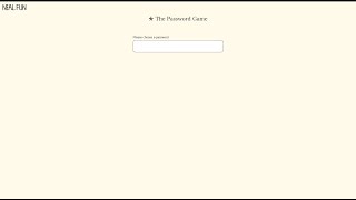 The Password Game [upl. by Ynavoj]