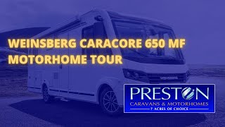 Weinsberg Caracore 650 MF Motorhome Tour [upl. by Felten]