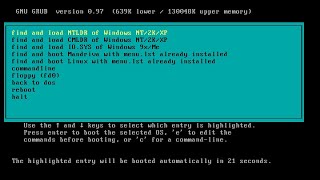 How To Fix GRUB4DOS Error In Any Windows [upl. by Ahsiekrats]