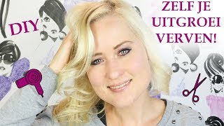 ZELF JE UITGROEI VERVEN  DIY  HAARTUTORIAL  DAZZLING BEAUTY [upl. by Madison802]