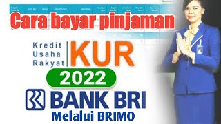 CARA BAYAR PINJAMAN BRI  BAYAR KUR BRI LEWAT BRIMO [upl. by Bat]