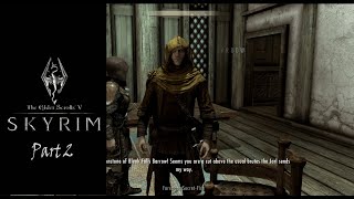 Skyrim Part  2 Bleak Falls Barrow Hagraven Breton Spellknight [upl. by Sarazen685]