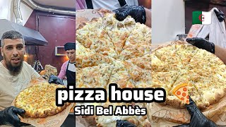 بيتزا عائلية عالمية عند هاوس بيتزا 🍕 طريق النجاح meilleur pizza à Sidi Bel Abbès  pizza house [upl. by Dolloff]