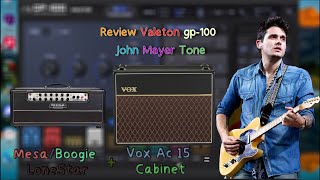 Valeton gp100  John mayer tone  Roomstudio9 [upl. by Yelsha]