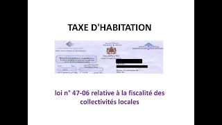 La taxe dhabitation au Maroc [upl. by Evod]