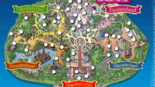 Le plan animé du Parc Disneyland Paris [upl. by Novit]