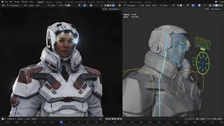 SciFi Space Suit Rig Showcase [upl. by Nerok]