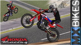 MX Bikes Wheelies and Stunts [upl. by Eixor846]