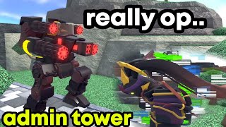 Can Mecha Base Mark VI Beat EVERY BOSS  Tower Defense Simulator [upl. by Nilla]