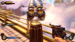 Bioshock Infinite Sightseer All 37 Telescopes and Kinetoscopes Locations [upl. by Deehan]