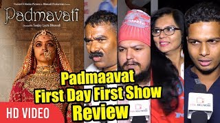 PADMAAVAT REVIEW  Padmaavat Movie First Day First Show Review  Deepika Shahid Ranveer [upl. by Scevour704]