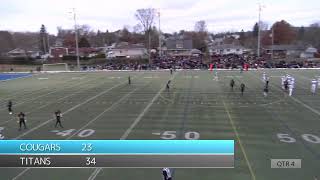 RSEQ D1 Football 🏈 DF ChLennoxville  Limoilou 20231111 [upl. by Soracco]