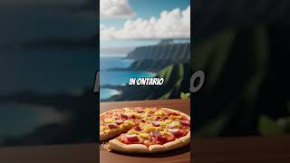 Pineapple on Pizza It Was Invented in Canada🍕shorts hawaiianpizza pizzalovers foodfacts facts [upl. by Norek]