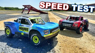 How FAST is the NEW ARRMA MOJAVE GROM MEGA RC Car [upl. by Shuping]