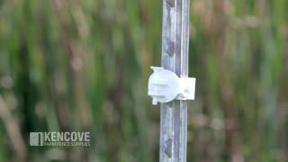 2Pin TPost Insulator  White [upl. by Cocke477]