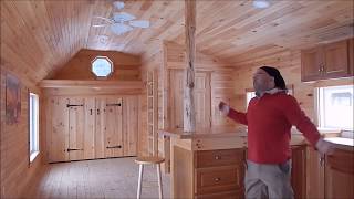 Build 14X40 Tiny House with HUGE Kitchen Full Bath Walk in Closet DIY or Fully Assembled available [upl. by Doug9]