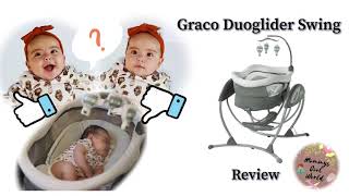 Graco Duoslider Swing Review review coming from a real momma Best baby swing [upl. by Gleda358]