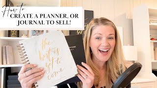 How to make a planner journal or devotional for profit Start your planner business [upl. by Siger]