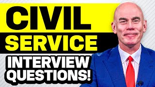 HOW TO PASS A CIVIL SERVICE Interview Tips Questions amp Answers for a CIVIL SERVICE interview [upl. by Laveen473]