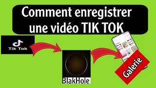 Comment enregistrer ou copier une vidéo TIK TOK sur son TéléphoneTélécharger Vidéo TIK TOK [upl. by Atiz]