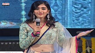 Pooja Hegde Singing On Stage  Mukunda Audio Launch Live  Varun Tej Pooja Hegde [upl. by Weinberg700]