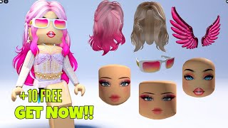 HURRY ALL FREE HAIRS AND FACES IN ROBLOX 😍  GET IT NOW BEFORE IT IS ALL SOLD OUT  2024 [upl. by Jonina]