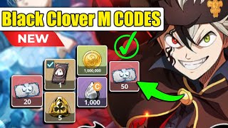 BLACK CLOVER M COUPON CODE 2024  BLACK CLOVER CODE  BLACK CLOVER M [upl. by Catto]