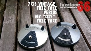 70s Dallas Fuzz Face VS My quotDIYquot Fuzz Face  by fuzzfaceexp [upl. by Yemorej]