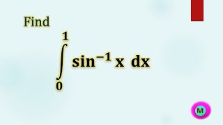 Integral ∫ sin1 x dx from 0 to 1 📚📖🖋 [upl. by Marciano]