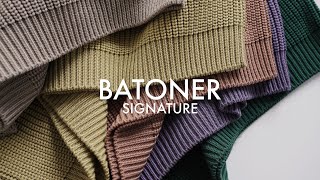 【BATONER】SIGNATUREを解説。畦目がすごく綺麗に立って、且つ素肌に当たってもチクチクせずダレもしない。  奥山氏インタビュー [upl. by Loferski]