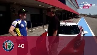 A lap with Alfa Romeo 4C and Alex Lowes in Portimao Circuit [upl. by Noskcire]