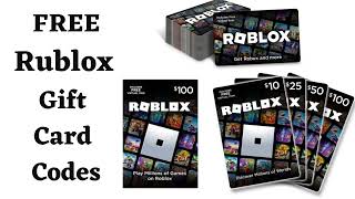 Free Roblox Gift Card Codes 2024 Unused  How To Get Free Roblox Gift Card Codess [upl. by Lothaire]