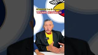 Técnico de la selección Ecuatoriana supo mantener el partido antes Colombia [upl. by Ymerej]