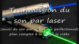 Transmission de son par LASER notre première tentative [upl. by Wolcott]