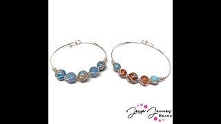 Easy Wire Wrapped Bangle Tutorial [upl. by Crosse]