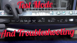 frigidaire gallery Dishwasher troubleshooting and diagnostic mode [upl. by Yardna215]