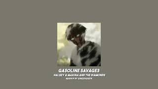 halsey amp marina and the diamonds  gasoline x savages slowed amp reverb [upl. by Fairleigh]