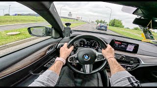 2018 BMW 6 G32 Gran Tourismo  620D 190HP  POV Test Drive [upl. by Seena]