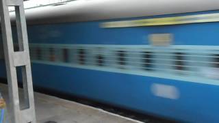 Ajanta Express in full speed at Secunderabad outer [upl. by Araas200]