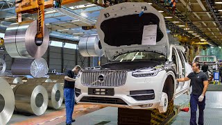 How They Build Volvo Best Cars From Scratch  Inside Production Line Factory [upl. by Ahsircal]