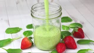 Pineapple Spinach Green Smoothie [upl. by Berwick]