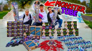 Vuurwerk Afsteken Met Monstertube [upl. by Plusch]