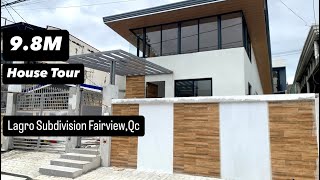 House Tour Brand New Home 200sqm In Lagro Subdivision Regalado Avenue Quezon City [upl. by Rubio]