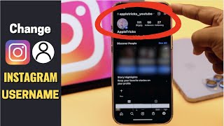 Change Instagram Username and Display Name 2022 [upl. by Dori]