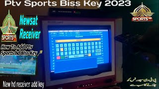 Paksat 1R 38 E C Band TP 4001 V13333 PTV SportsHD Latest Biss Key On Paksat new update PTV 11Dec2023 [upl. by Arakihc143]