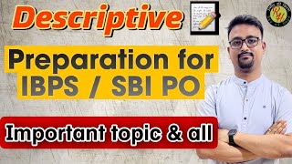 IBPS PO 2024 Shocking Truth About Descriptive Writing Nobody Tells You  Descriptive Writing [upl. by Alacim413]