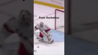 Pyotr Kochetkov save vs Pius Suter nhl [upl. by Ylelhsa]